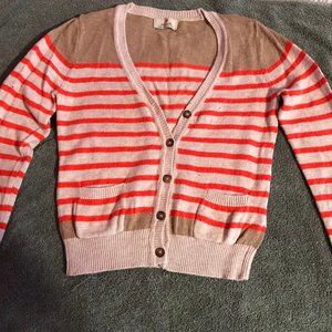 Stripe Cardigan Sweater